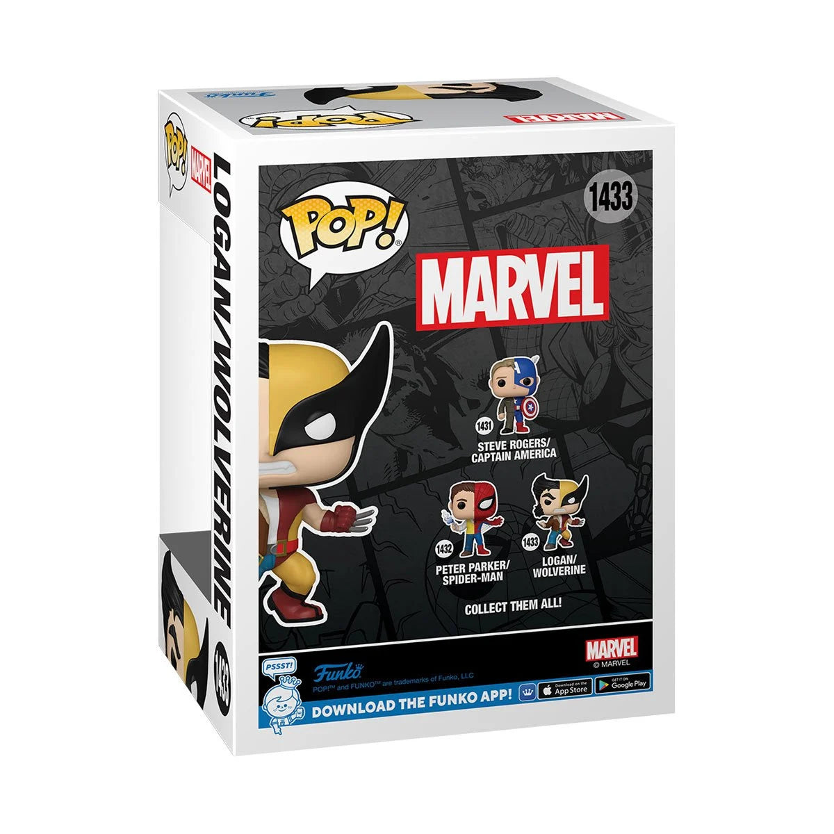 Funko POP! Marvel Comics Splits 1433 Logan/Wolverine