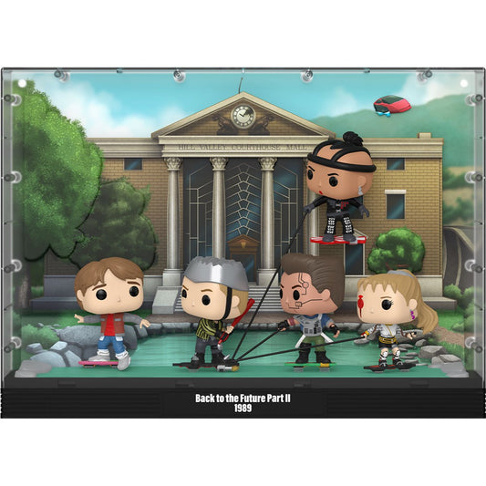 Funko POP! Super Deluxe Movie Moments Back to the Future Part II 11 Hoverboard Chase in Hard Case