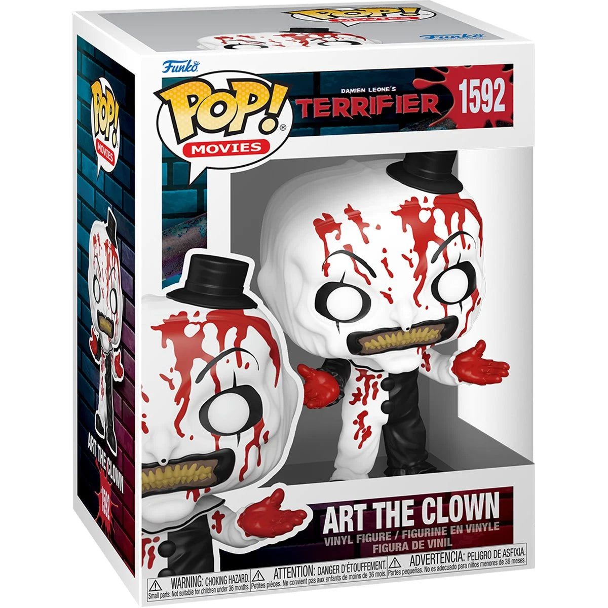 [Pre-Order] Funko POP! Movies Horror Terrifier 1592 Art the Clown (Bloody)