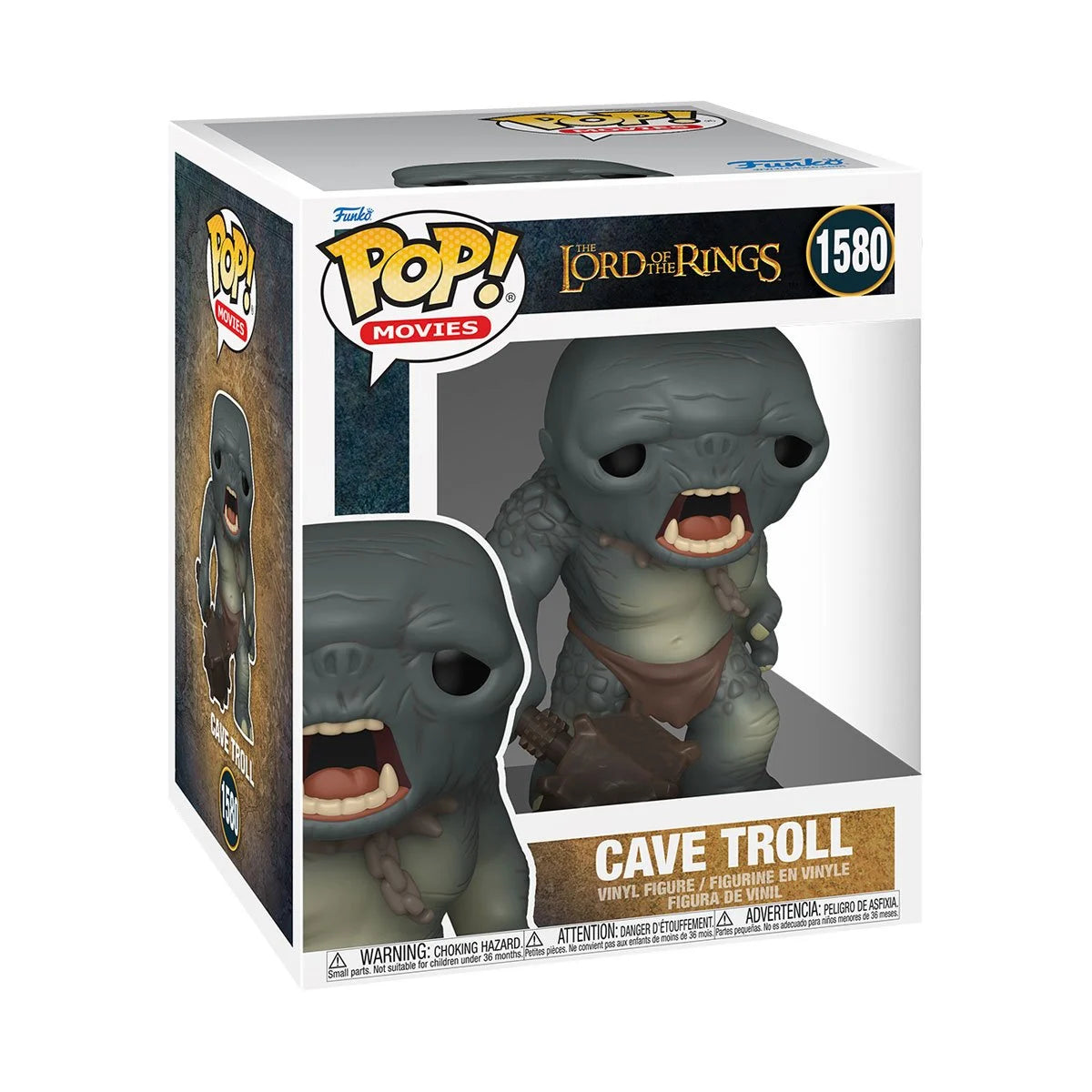 Funko POP! 6" Super Deluxe Movies Lord of The Rings 1580 Cave Troll