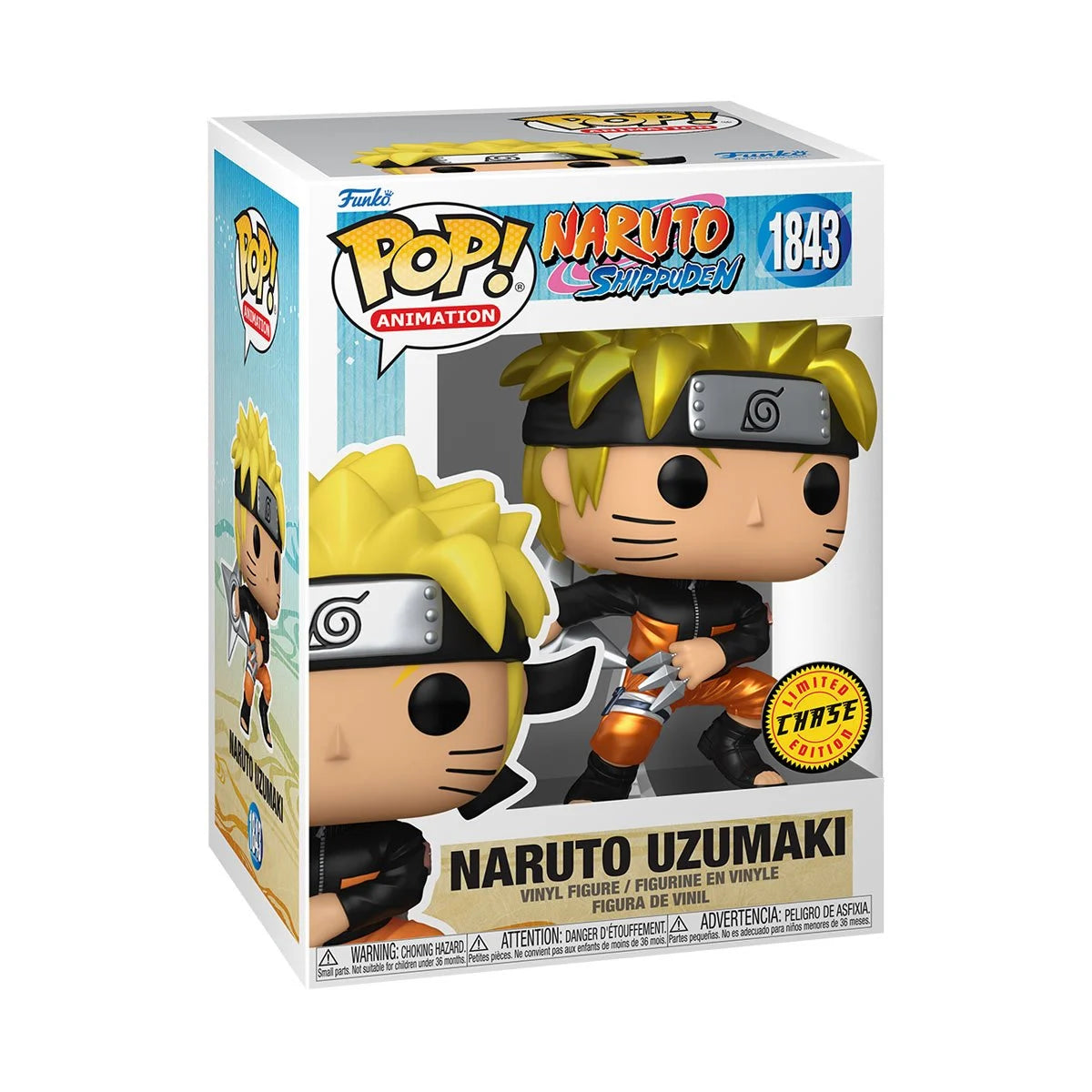 [Pre-Order] Funko POP! Animation Naruto Shippuden 1843 Naruto Uzumaki with Shuriken with Chance of CHASE