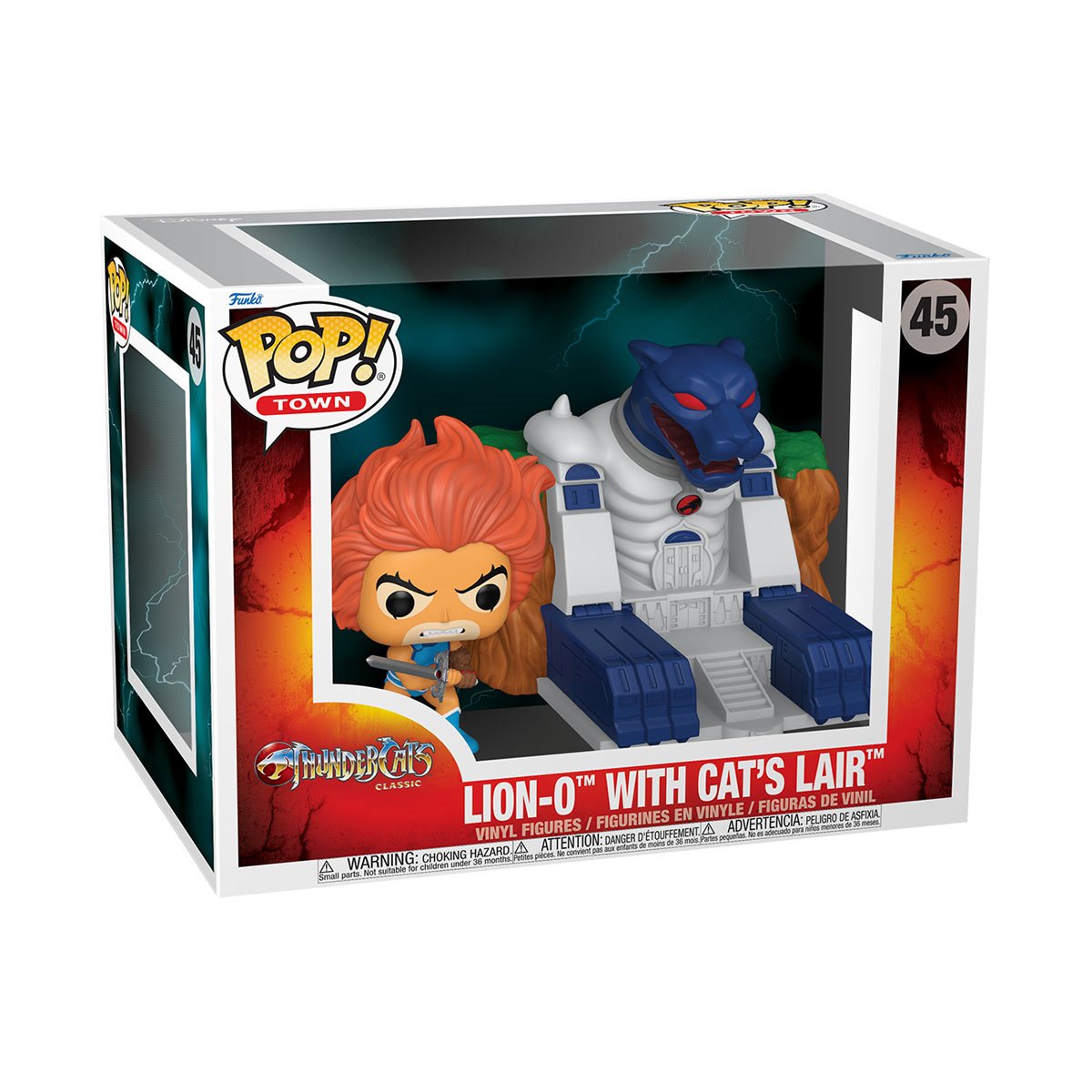 [Pre-Order] Funko POP! Town Animation ThunderCats 45 Lion-O with Cat's Lair