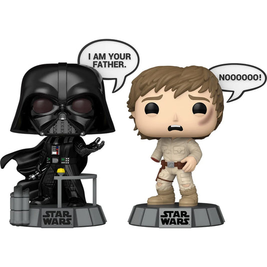 [Pre-Order] Funko POP! Star Wars Empire Strikes Back 2 Pack Dialogue Bubble Darth Vader & Luck Skywalker