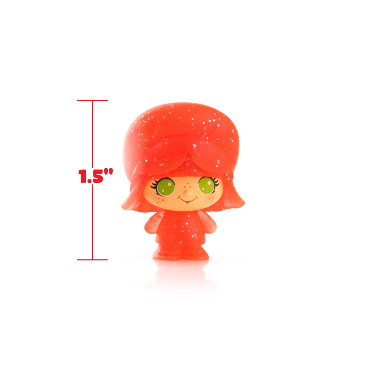 The Loyal Subjects Strawberry Shortcake 1 1/2-Inch Cheebee Mini-Figures Berry Besties Glitter 5-Pack Collector Set San Diego Comic Con 2024 Exclusive