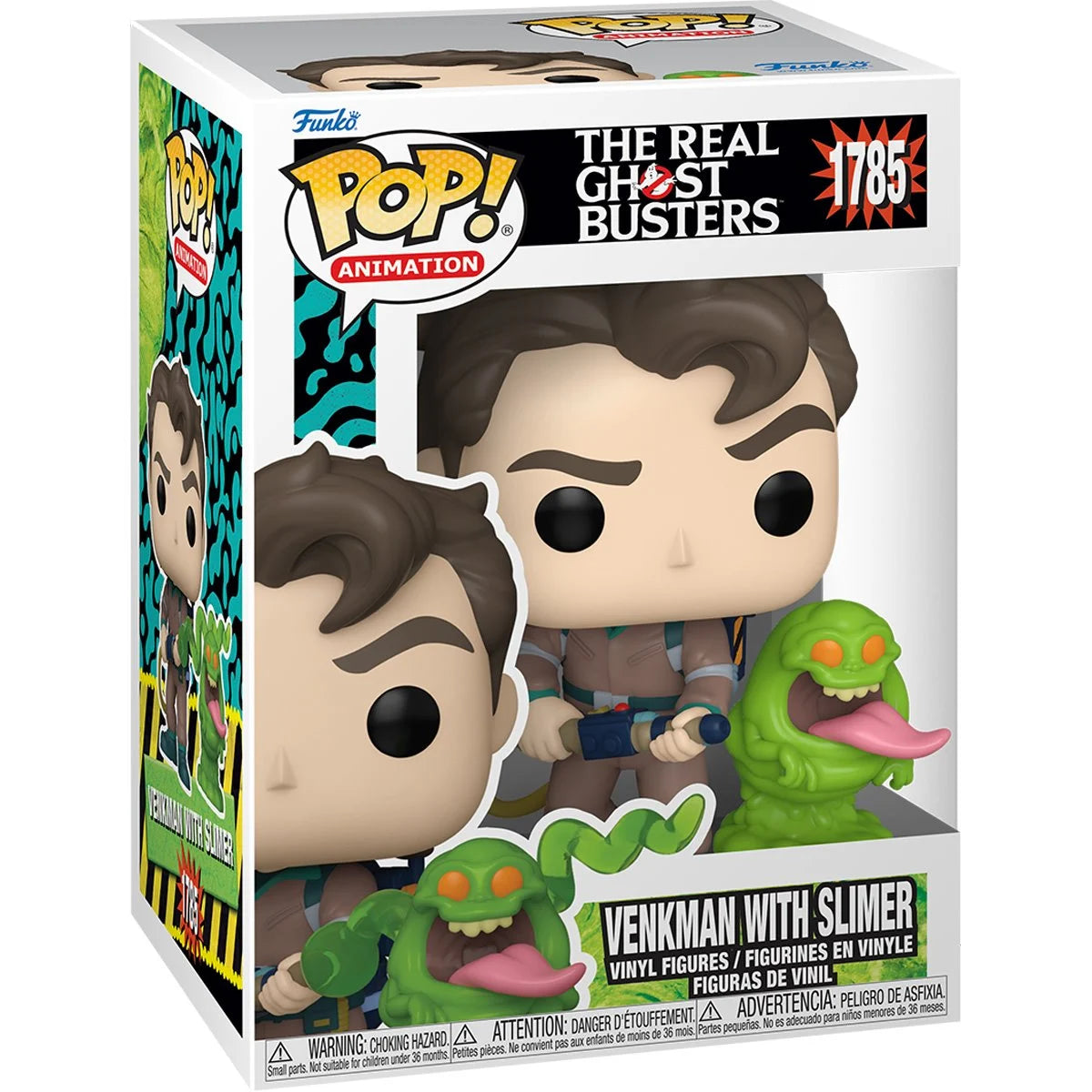 [Pre-Order] Funko POP! Animation The Real Ghostbusters 1785 Dr. Peter Venkman and Slimer