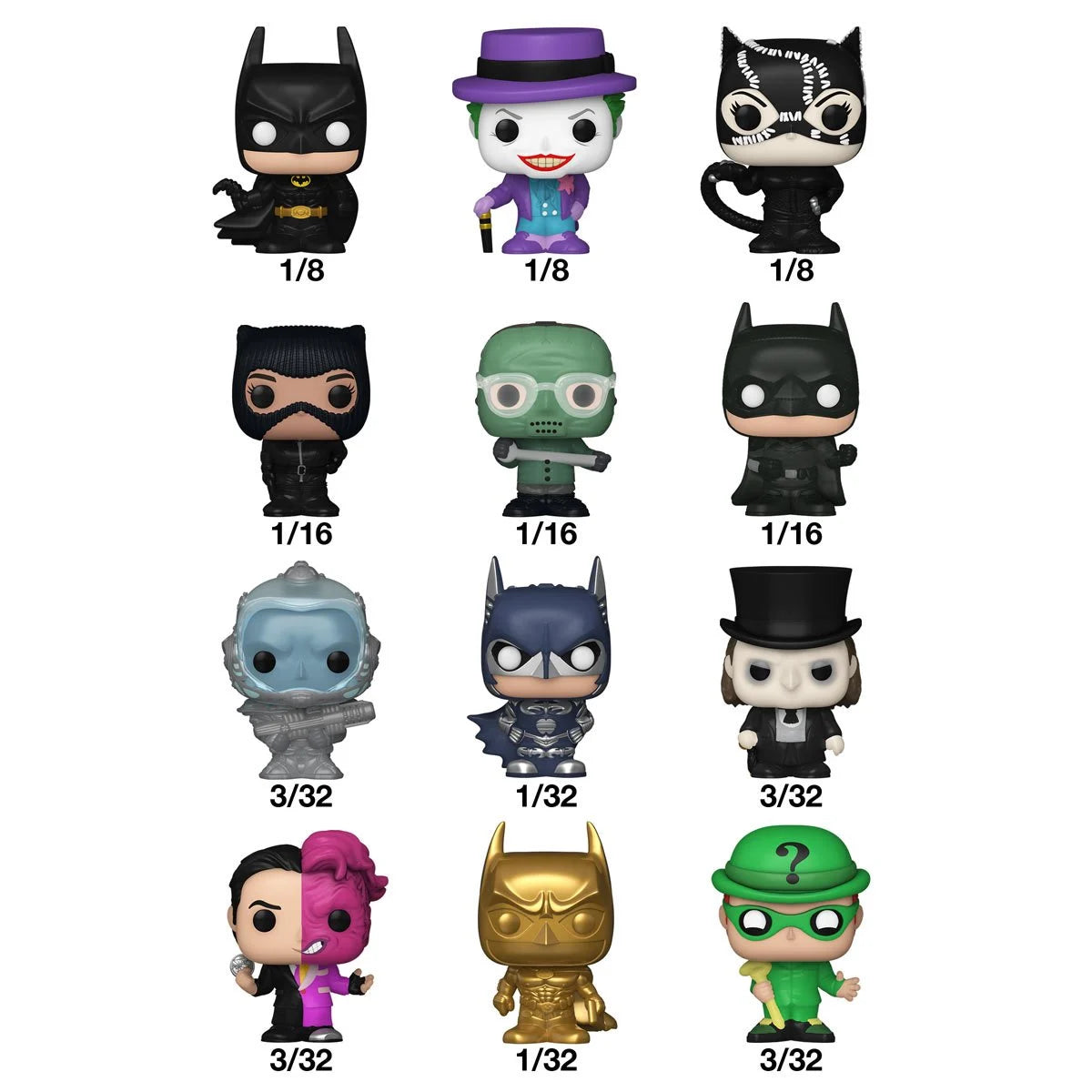 Funko Bitty POP! Mini-Figure Singles Batman 85th Anniversary 4-Pack of Blind Bag Singles