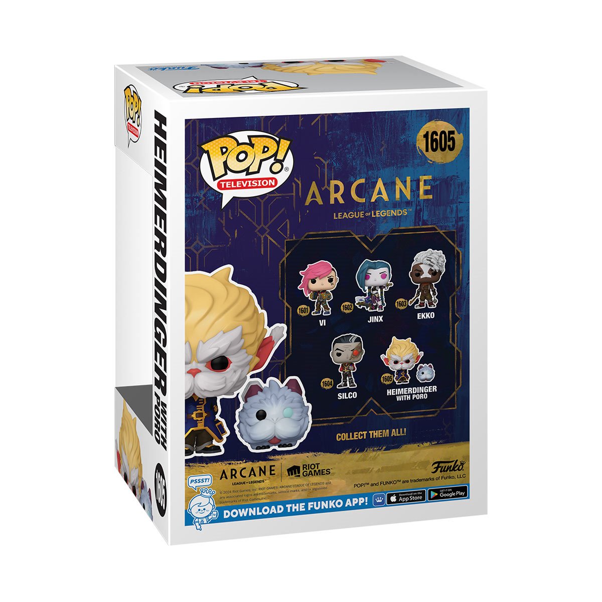 [Pre-Order] Funko POP! TV Games Arcane: League of Legends 1605 Heimerdinger with Poro