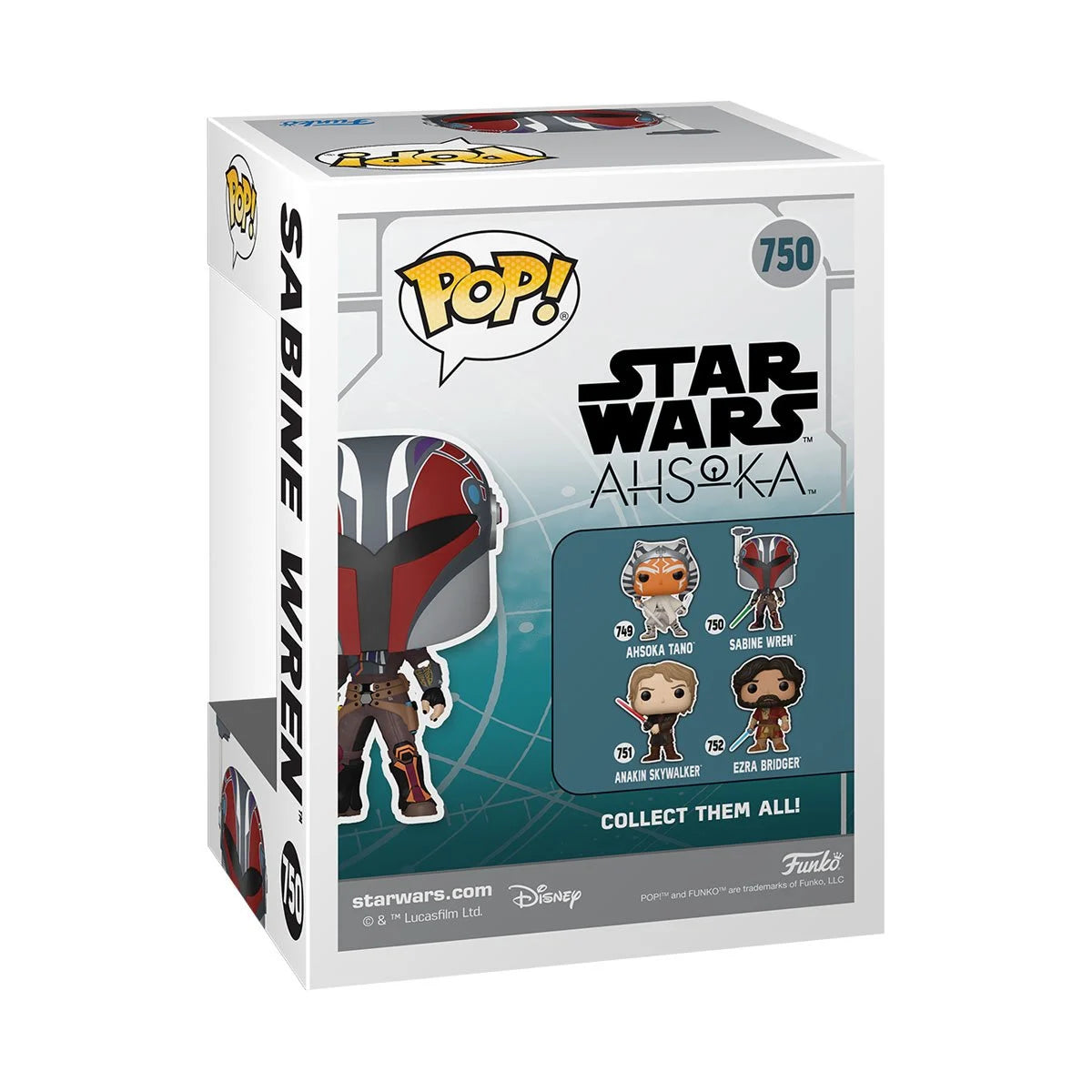 Funko POP! Star Wars Ahsoka 750 Sabine Wren (Mandalorian Armor)