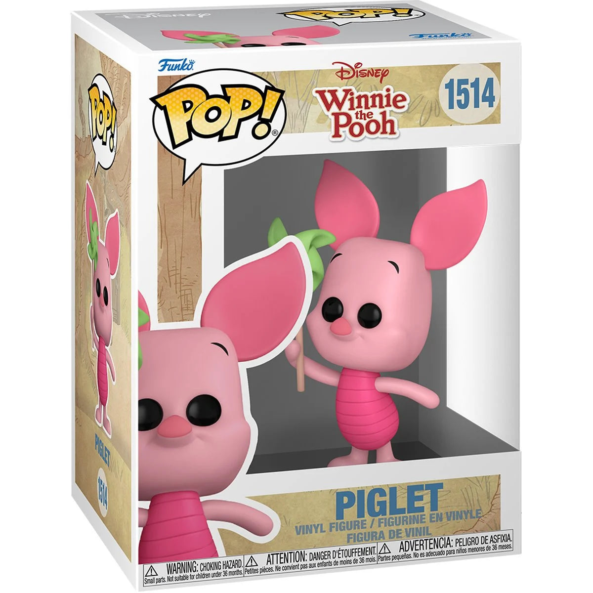 Funko POP! Disney Animated Winnie the Pooh 1514 Piglet with Pinwheel