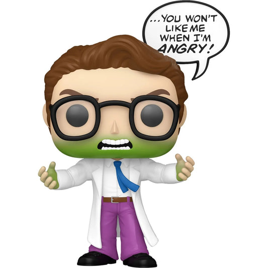 Funko POP! Marvel Comics The Incredible Hulk 1417 Bruce Banner (Transforming) "You Won't Like Me..." Speech Bubble