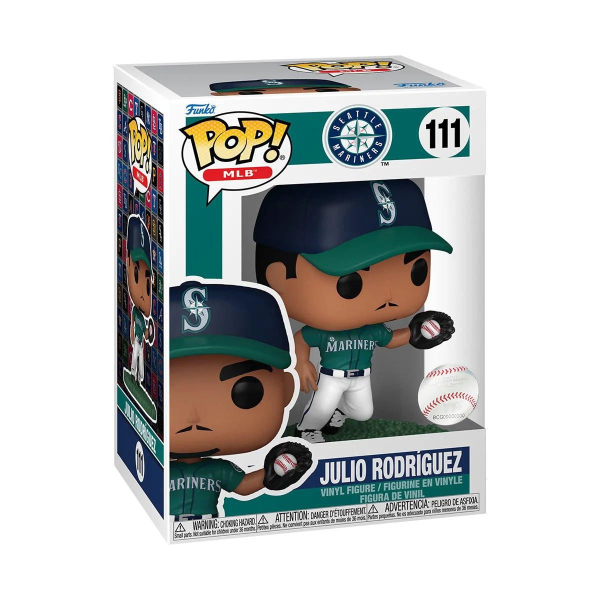 Funko POP! MLB Baseball Seattle Mariners 111 Julio Rodriguez