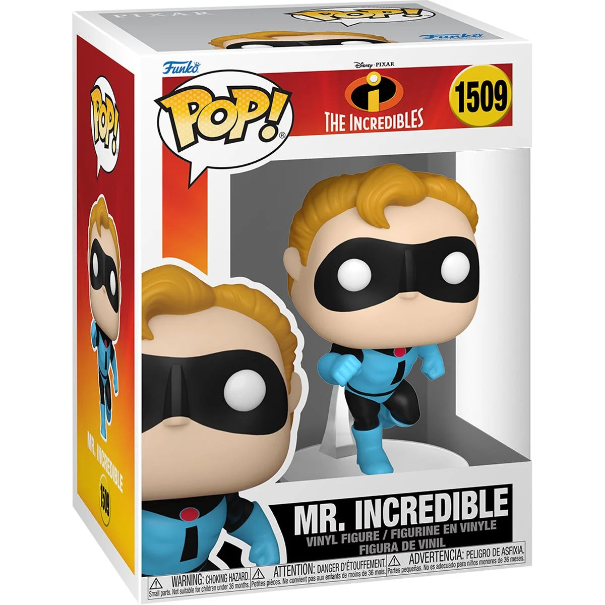 Funko POP! Disney Pixar The Incredibles 1509 Mr. Incredible with Chance of CHASE