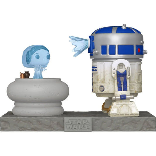 [Pre-Order] Funko POP! Movie Moments Star Wars A New Hope 766 R2-D2 with Princess Leia