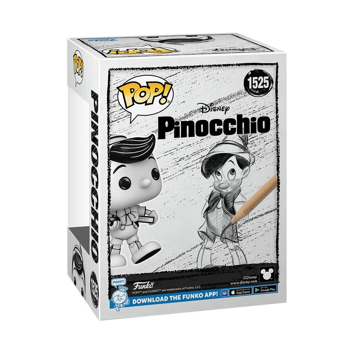 Funko POP! Disney Sketched 1525 Pinocchio