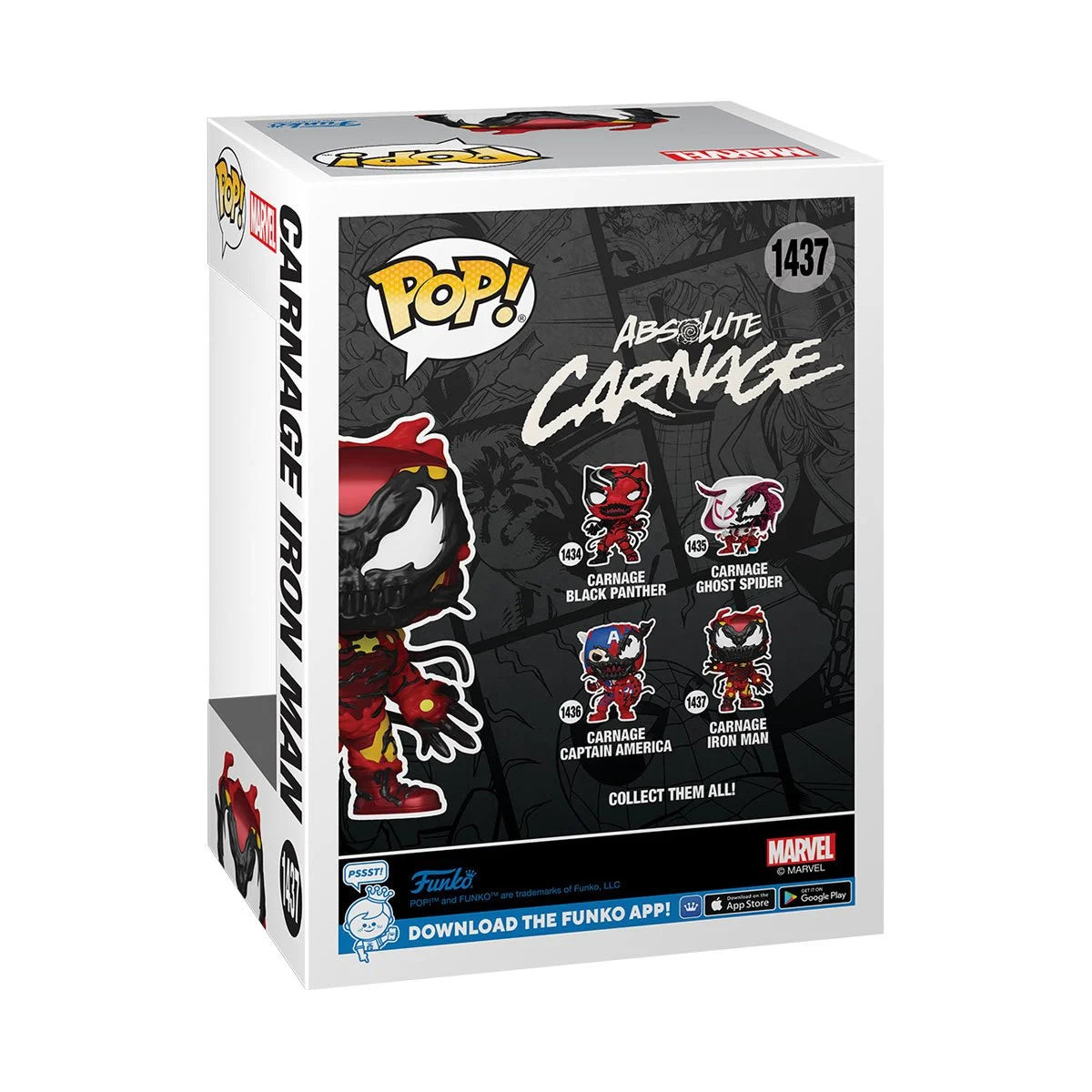 Funko POP! Marvel Venom 1437 Carnage Iron Man