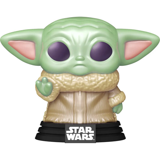 Funko POP! Star Wars The Mandalorian Holiday 733 Grogu (The Child, Baby Yoda) Blown Ornament Style