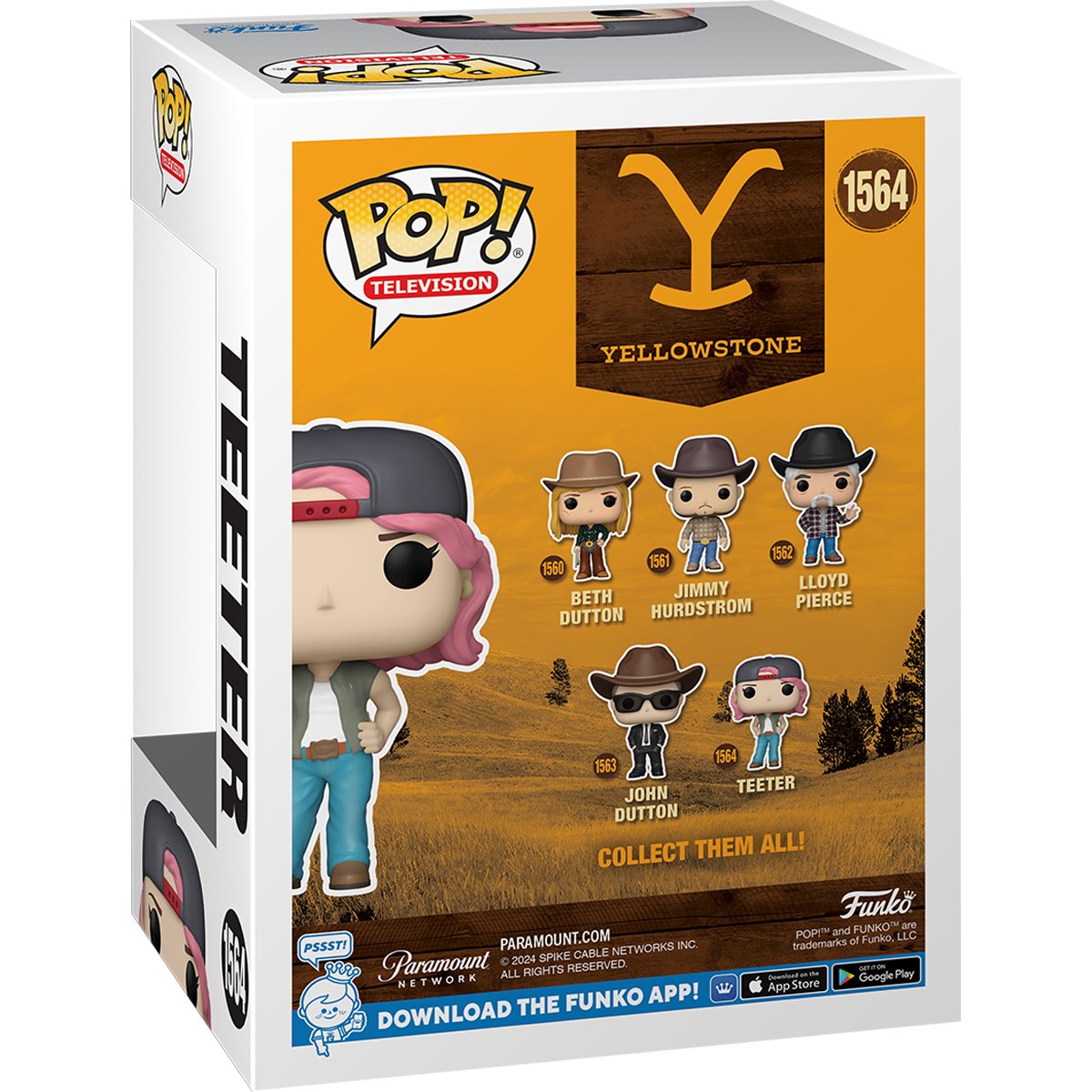 Funko POP! TV Yellowstone 1564 Teeter