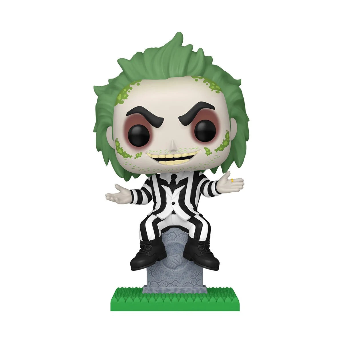 Funko POP! Movies Beetlejuice 1757 Beetlejuice on Tombstone Glow-in-the-Dark Entertainment Earth Exclusive