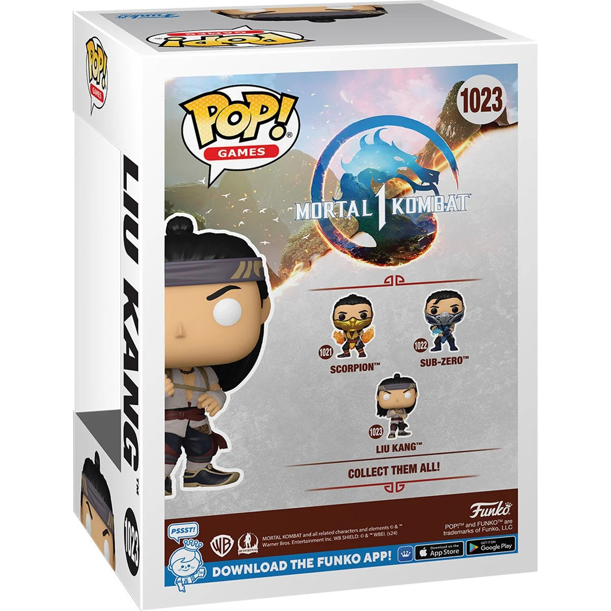 Funko POP! Games Mortal Kombat 1023 Liu Kang (God of Fire)