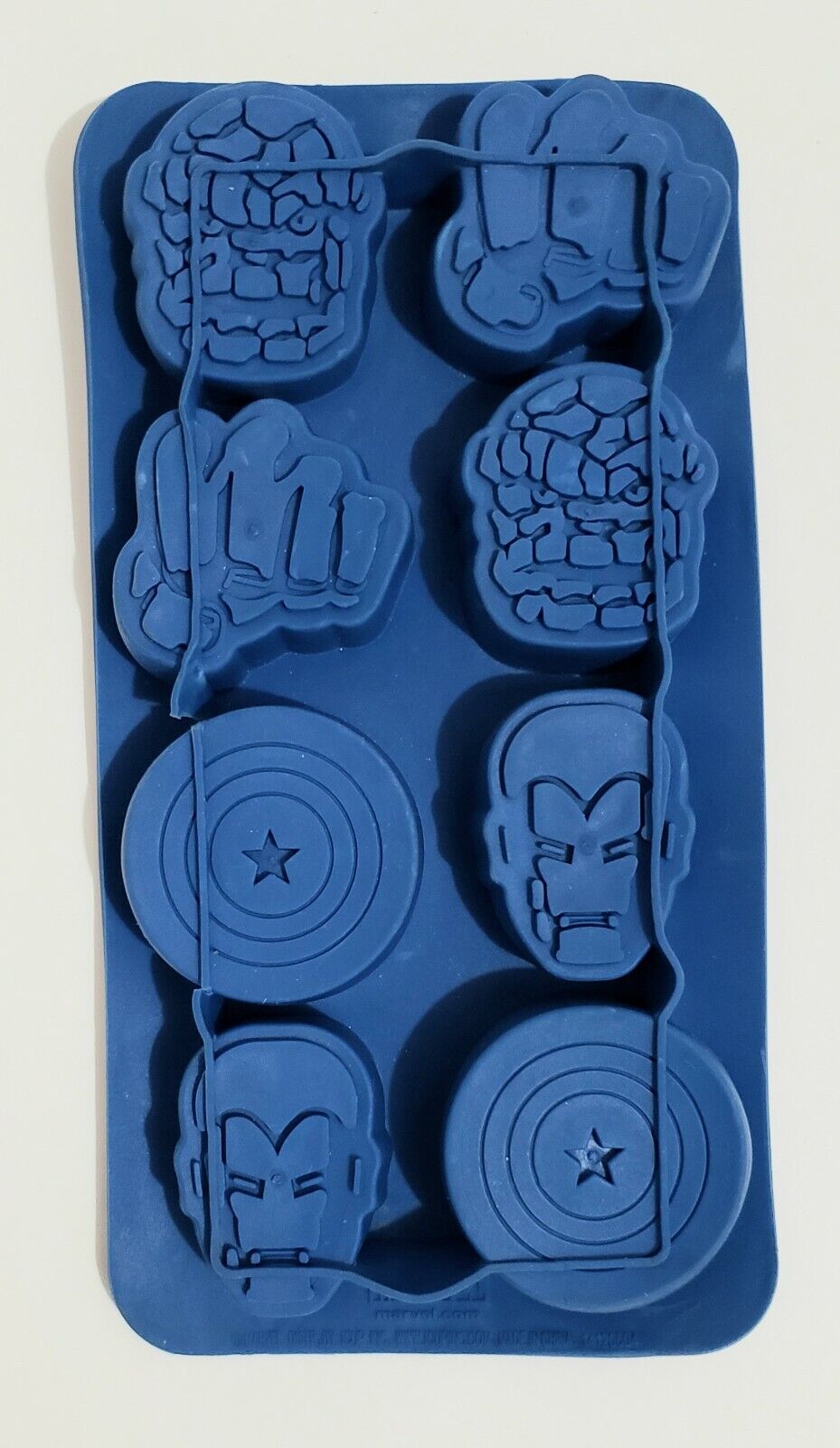 Icup Marvel Comics Heroes Ice Cube Tray Mold Iron Man, Hulk, Captain America Silicone