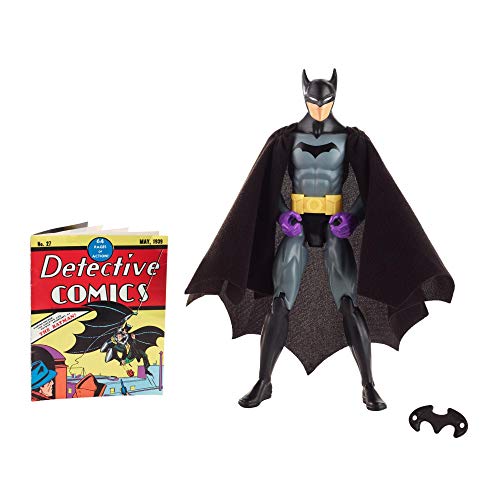 Mattel DC Comics First Appearance Batman True Moves Action Figure with Mini Comic