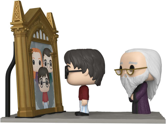 Funko POP! 6" Super Deluxe Movie Moments Harry Potter 145 Harry Potter and Albus Dumbledore with The Mirror Erised Funko Shop Exclusive