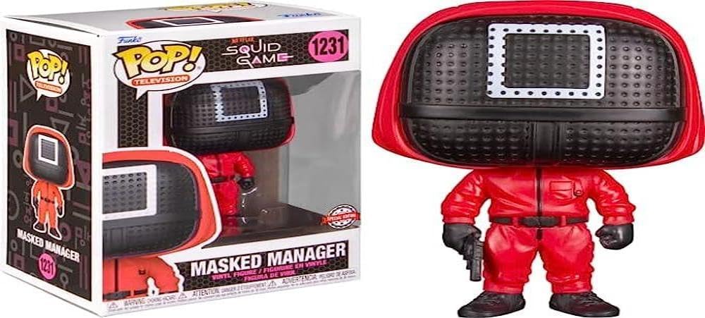 Funko POP! TV Squid Game 1231 Masked Manager Walmart Exclusive