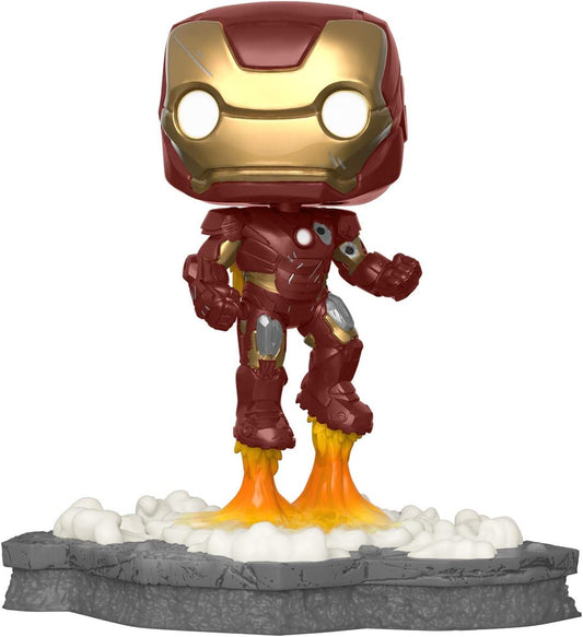 Funko POP! 6" Super Deluxe Marvel Avengers Assemble 584 Iron Man Amazon Exclusive Figure 1 of 6