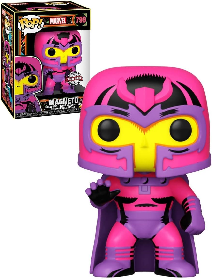 Funko POP! Marvel Comics X-Men 799 Magneto Blacklight Special Edition Exclusive