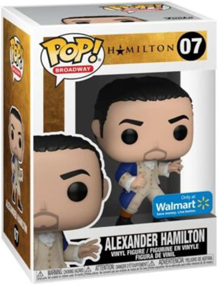 Funko POP! Broadway Hamilton 07 Alexander Hamilton in Blue Coat Walmart Exclusive