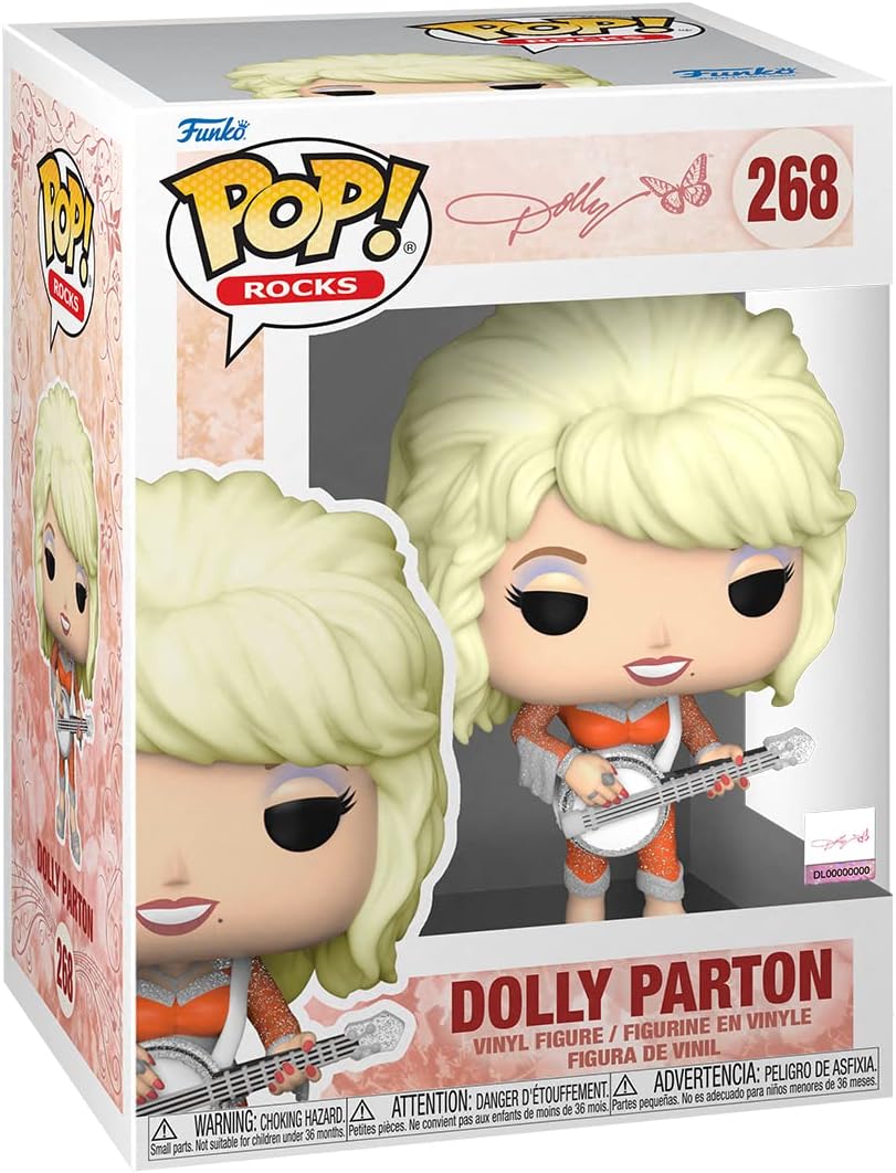 Funko POP! Rocks Icons 268 Dolly Parton with Banjo