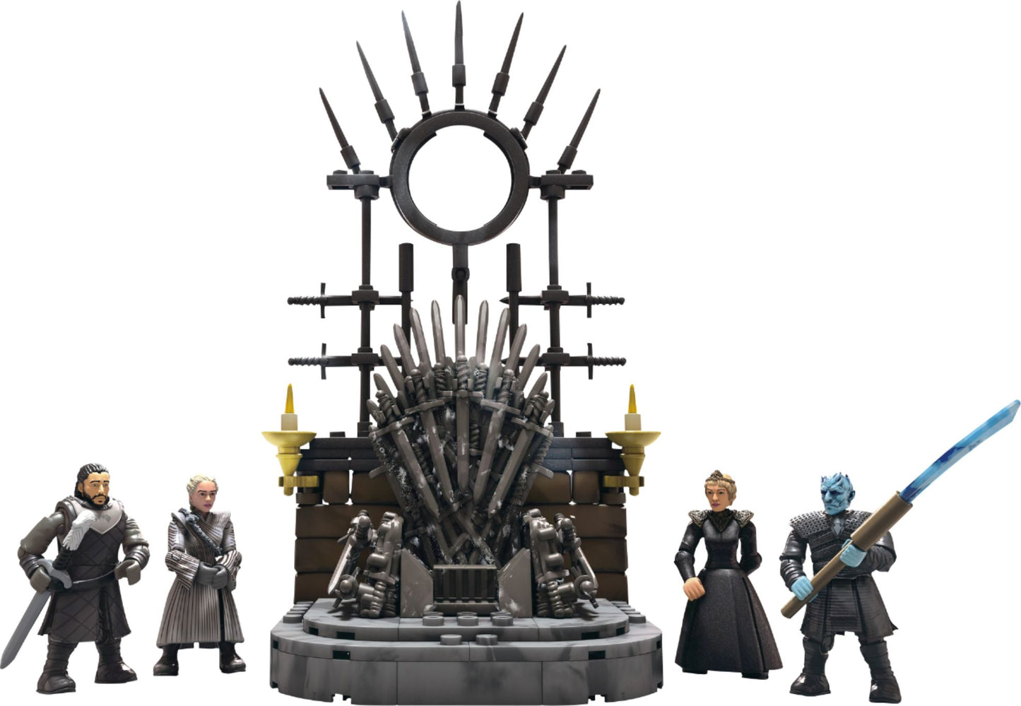 Mega Construx Game of Thrones The Iron Throne Construction Set with Character Figures (260 Pieces)