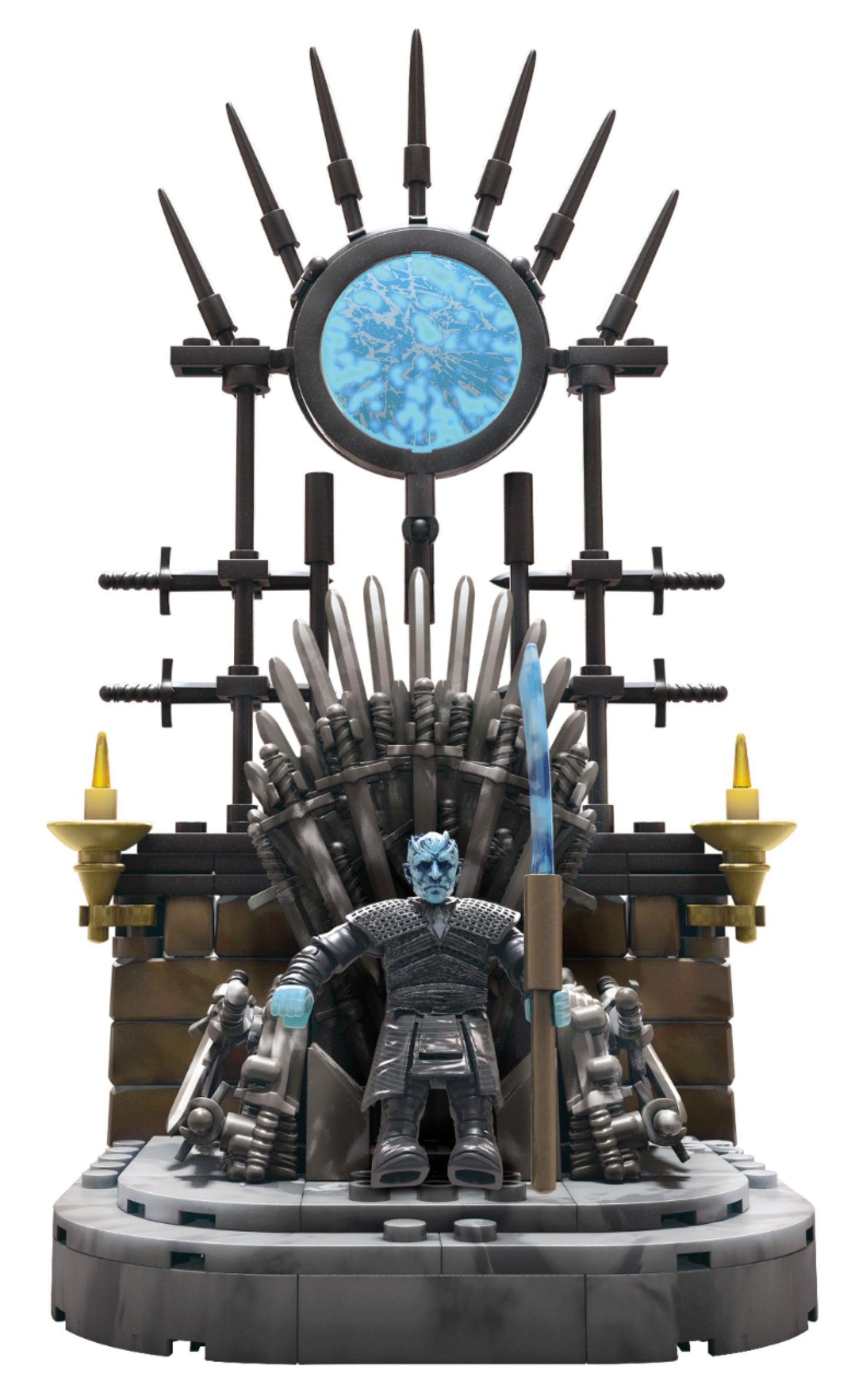 Mega Construx Game of Thrones The Iron Throne Construction Set with Character Figures (260 Pieces)