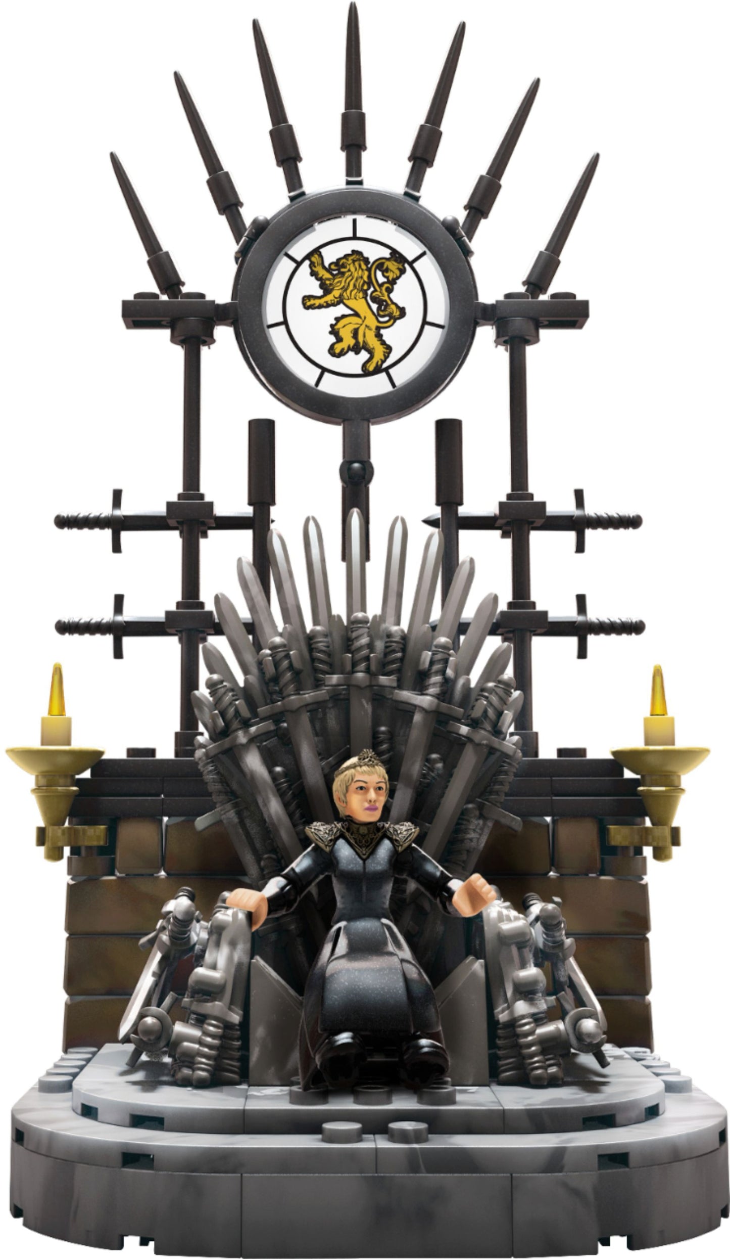 Mega Construx Game of Thrones The Iron Throne Construction Set with Character Figures (260 Pieces)