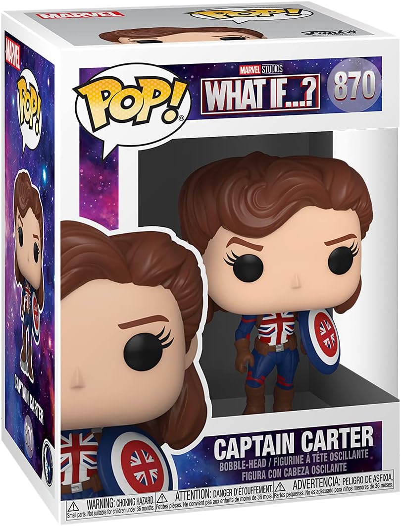 Funko POP! Marvel Studios What If...? 870 Captain Carter