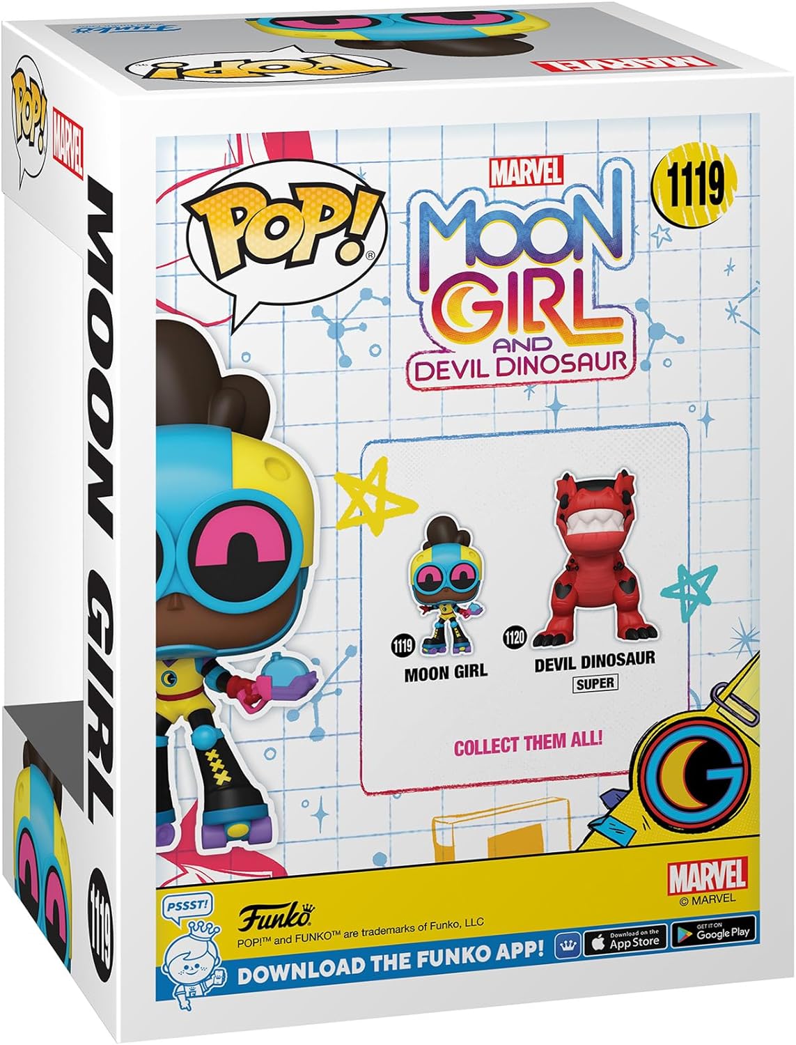 Funko POP! Marvel Studios Moon Girl and Devil Dinosaur 1119 Moon Girl