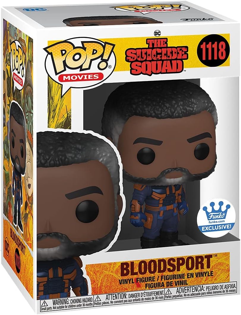 Funko POP! DC Heroes Movies The Suicide Squad 1118 Bloodsport Unmasked Funko Shop Exclusive