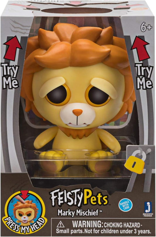 Feisty Pets Marky Mischief Lion 4" Figure