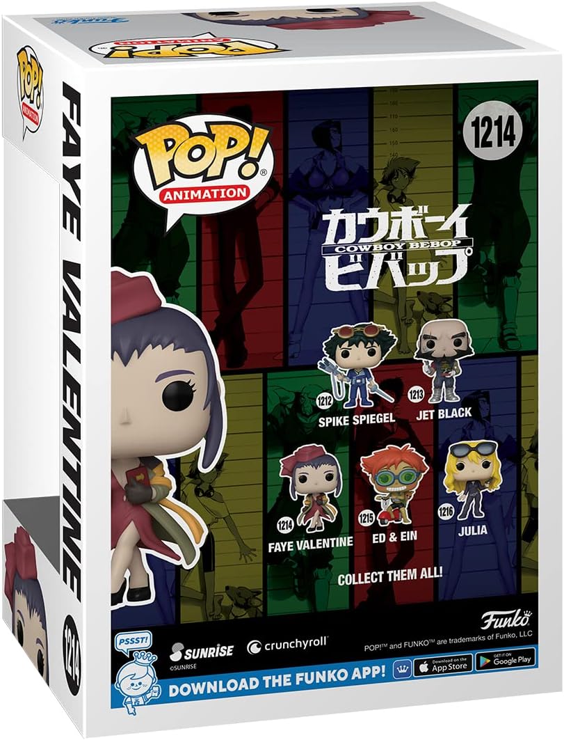 Funko POP! Animation Cowboy Bebop 1214 Faye Valentine