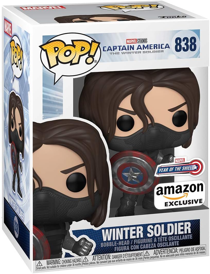 Funko Pop! Marvel Comics Captain America Year of The Shield 838 The Winter Soldier Special Edition Exclusive