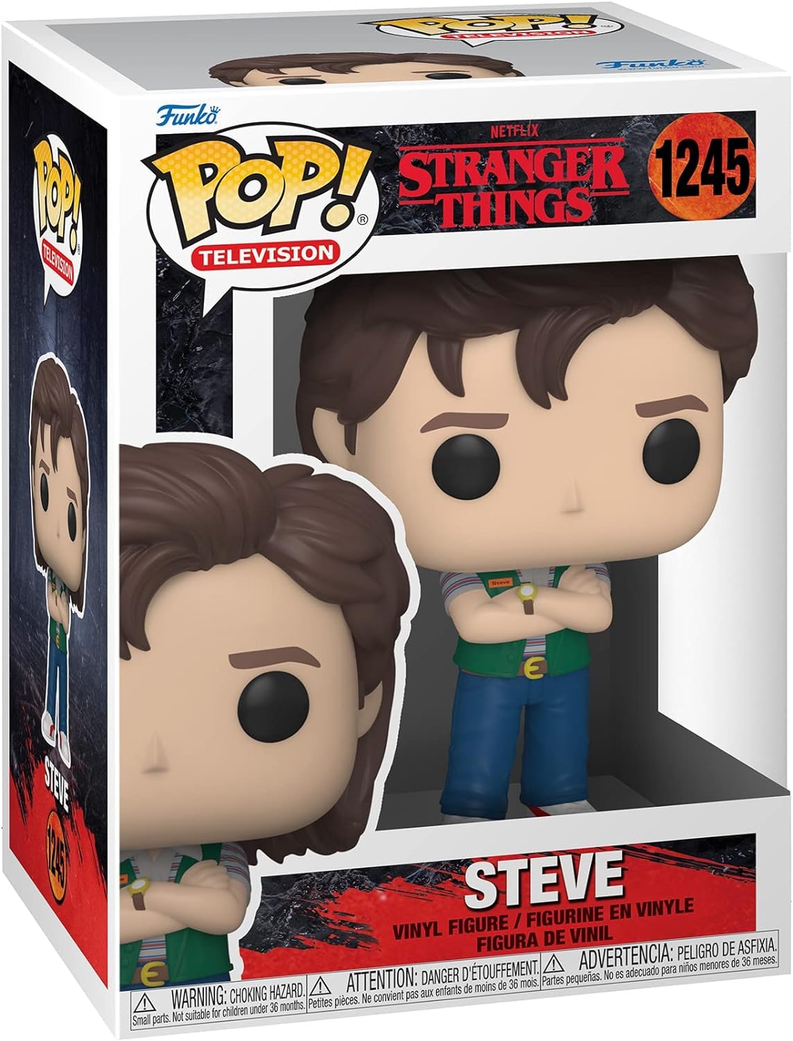 Funko POP! TV Stranger Things 1245 Steve (Family Video Uniform)