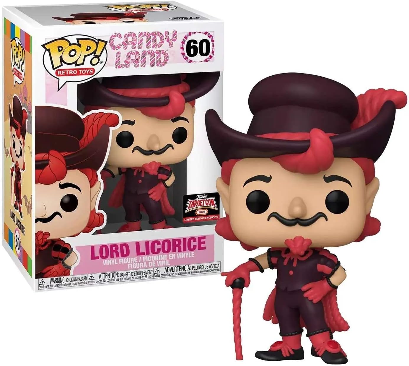 Funko POP! Retro Toys Candyland 60 Lord Licorice Target Con 2021 Exclusive