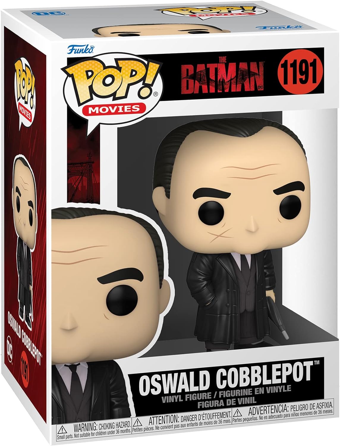 Funko POP! DC Heroes Movies The Batman 1191 Oswald Cobblepot (The Penguin) Common and Chase