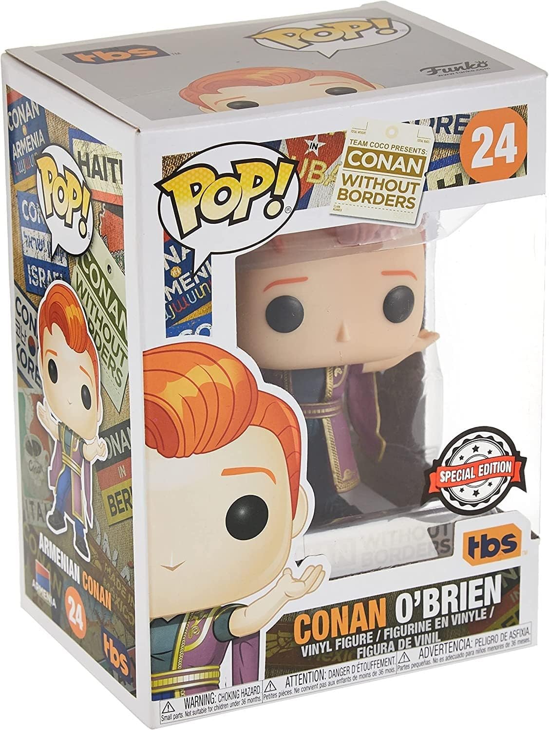 Funko POP! TV Conan without Borders 24 Conan O'Brien (Armenian Folk Dancer) GameStop Exclusive