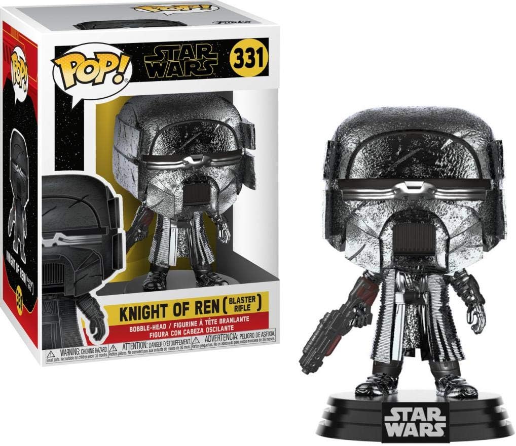 Funko POP! Star Wars 331 Knight of Ren (Blaster Rifle) Hematite Chrome