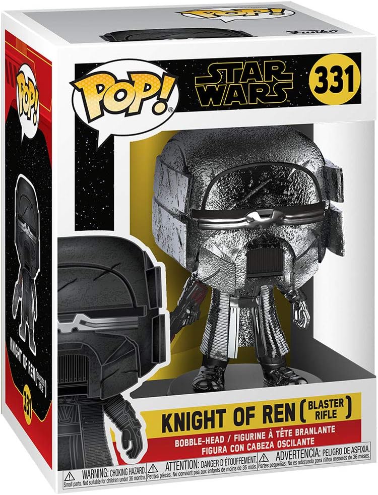 Funko POP! Star Wars 331 Knight of Ren (Blaster Rifle) Hematite Chrome