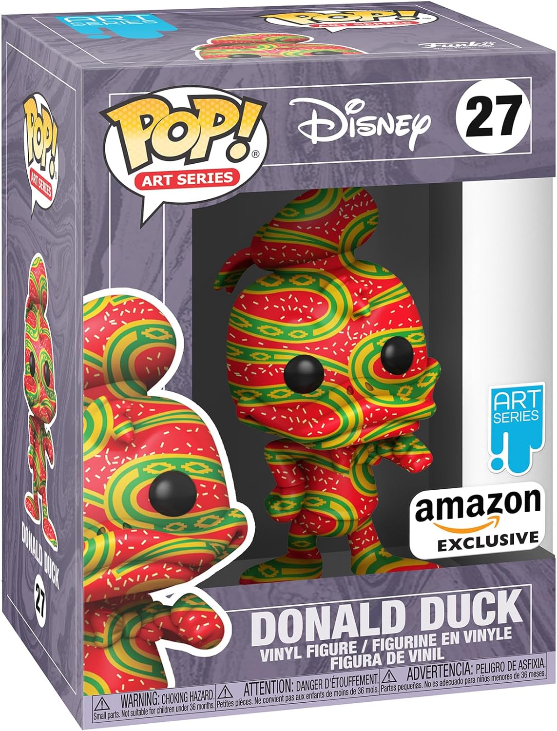 Funko Pop! Art Series Disney Treasures from The Vault 27 Donald Duck Amazon Exclusive with Hard Stack Protector