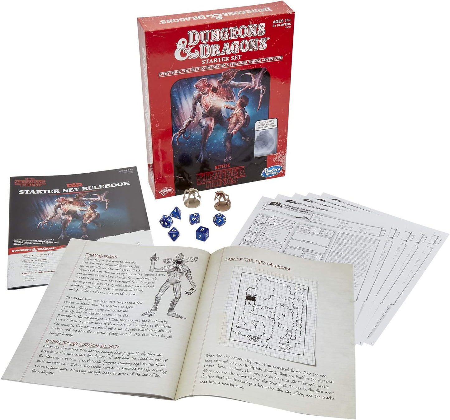 Hasbro Gaming Stranger Things Dungeons & Dragons Roleplaying Game Starter Set, 14 Years+