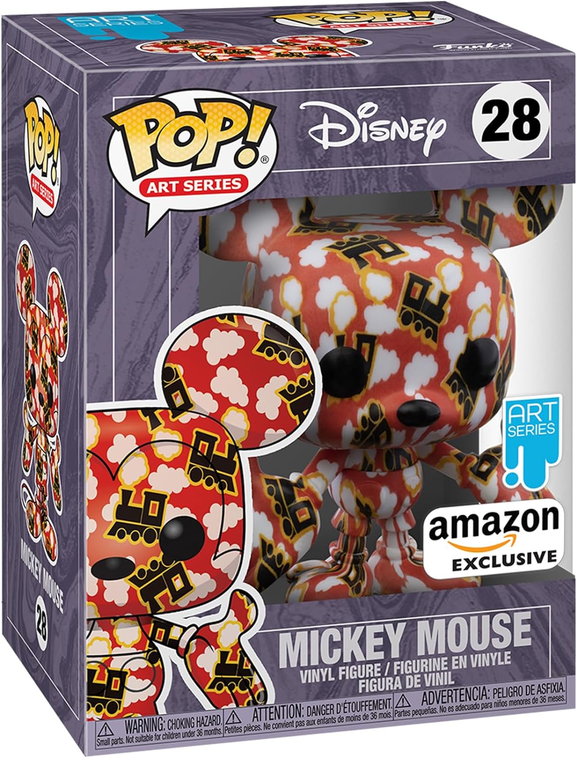 Funko POP! Art Series Disney Treasures from The Vault 28 Mickey Mouse as an Engineer Amazon Exclusive with Hard Stack Protector