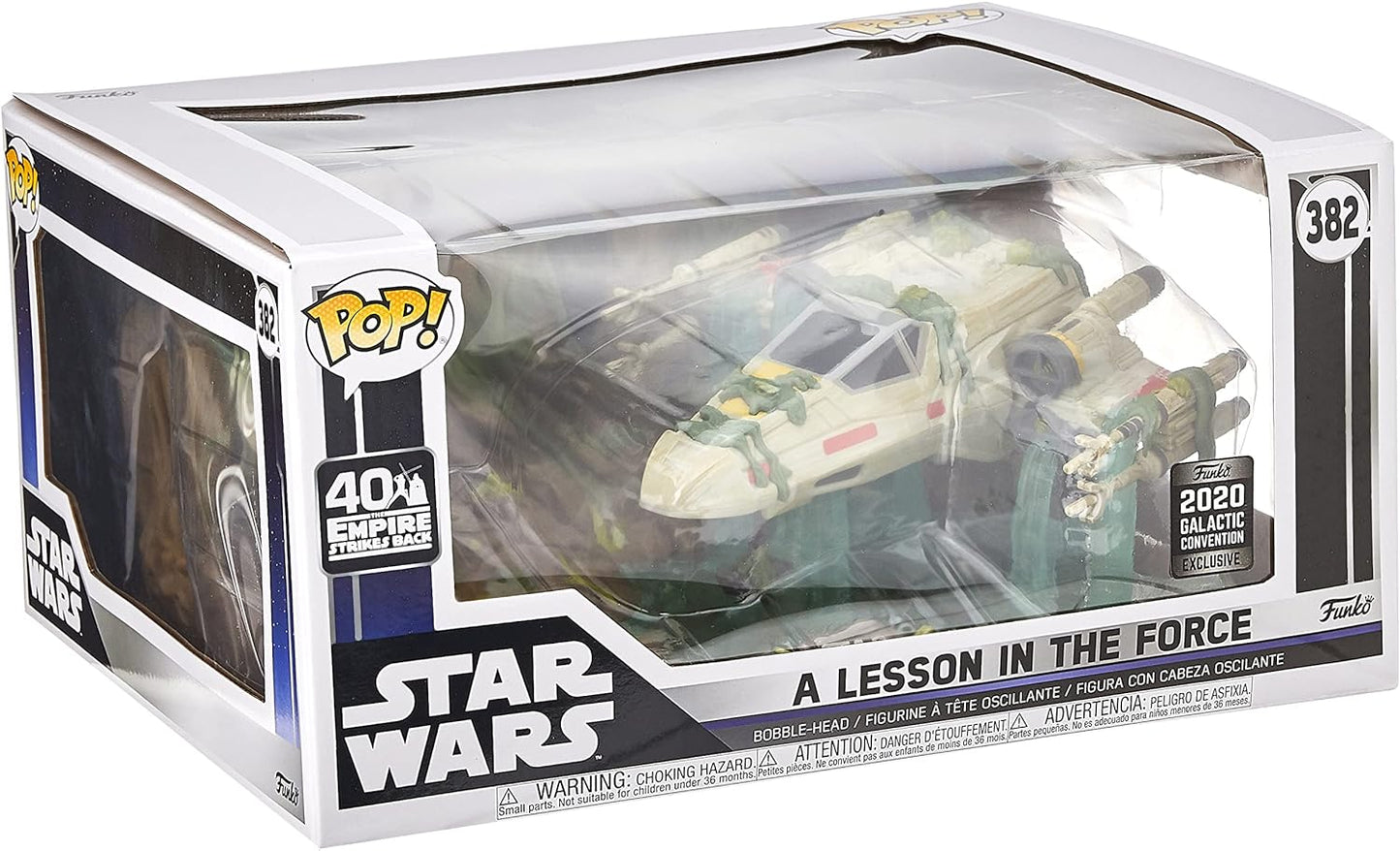 Funko POP! Super Deluxe Movie Moments Star Wars 382 Yoda Lifting X-Wing (A Lesson in the Force) Galactic Convention Exclusive